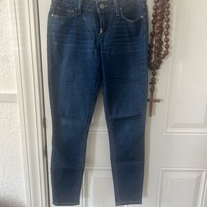 PAIGE Dark Blue Women's Skinny Jeans